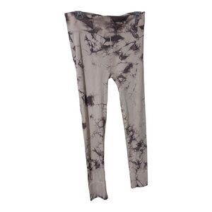 Harmony balance off white Tie-Dye seamless Leggings size L